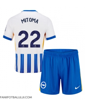 Brighton Kaoru Mitoma #22 Echipament de Fotbal Replică 2024-25 Copii Acasa (+ Șorturi)